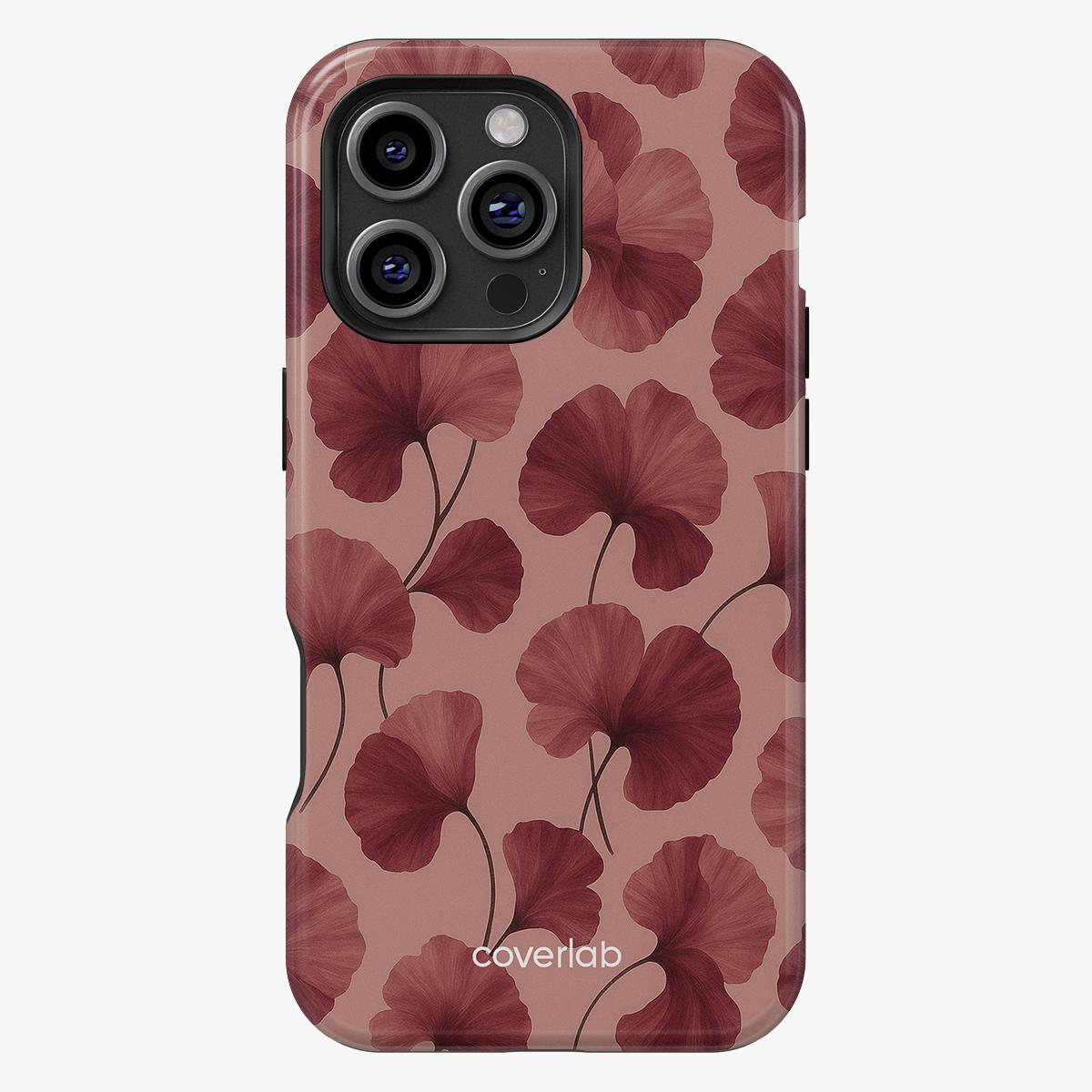Burgundy Bloom Tough iPhone Case