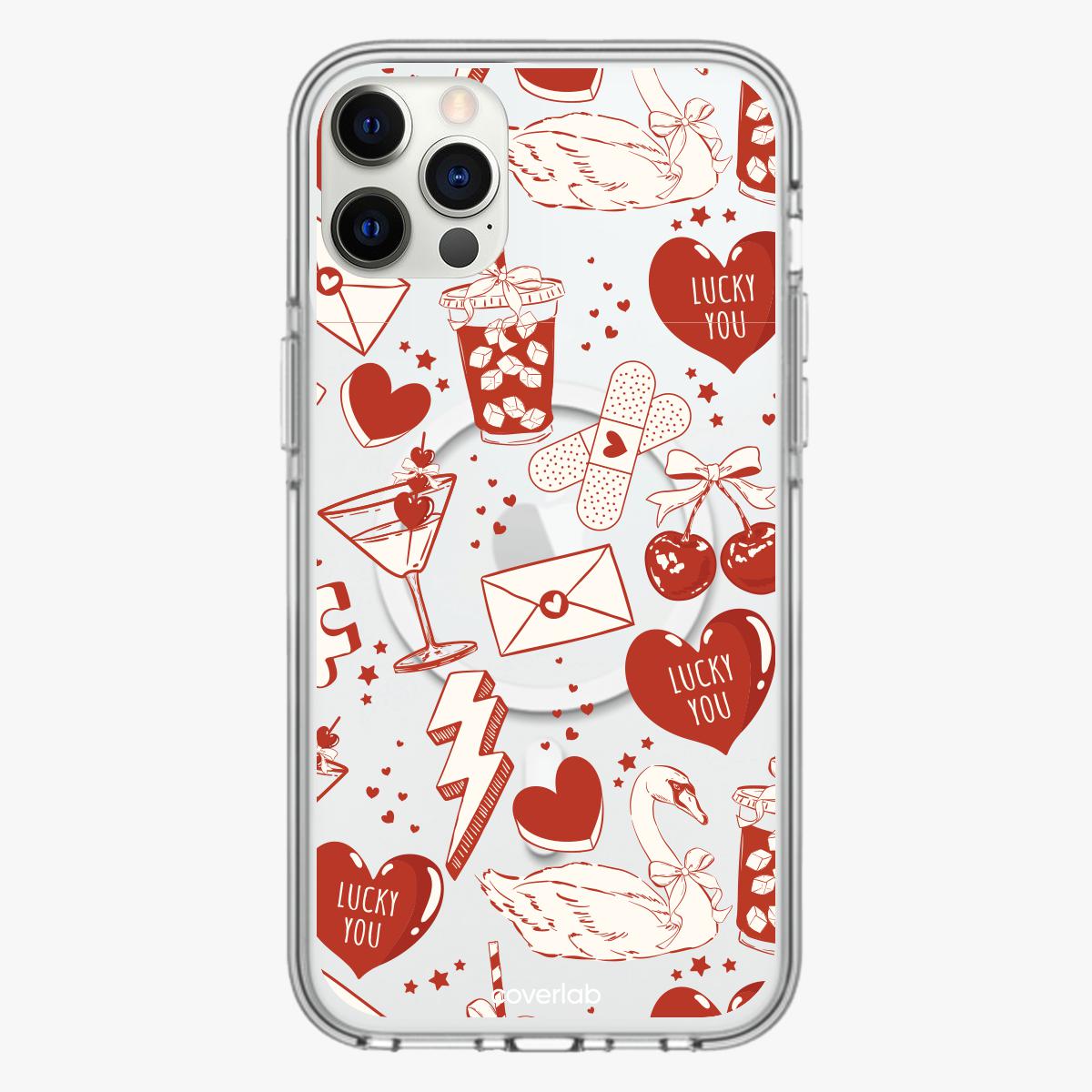 Lucky Valentine Personalised MagSafe iPhone Case