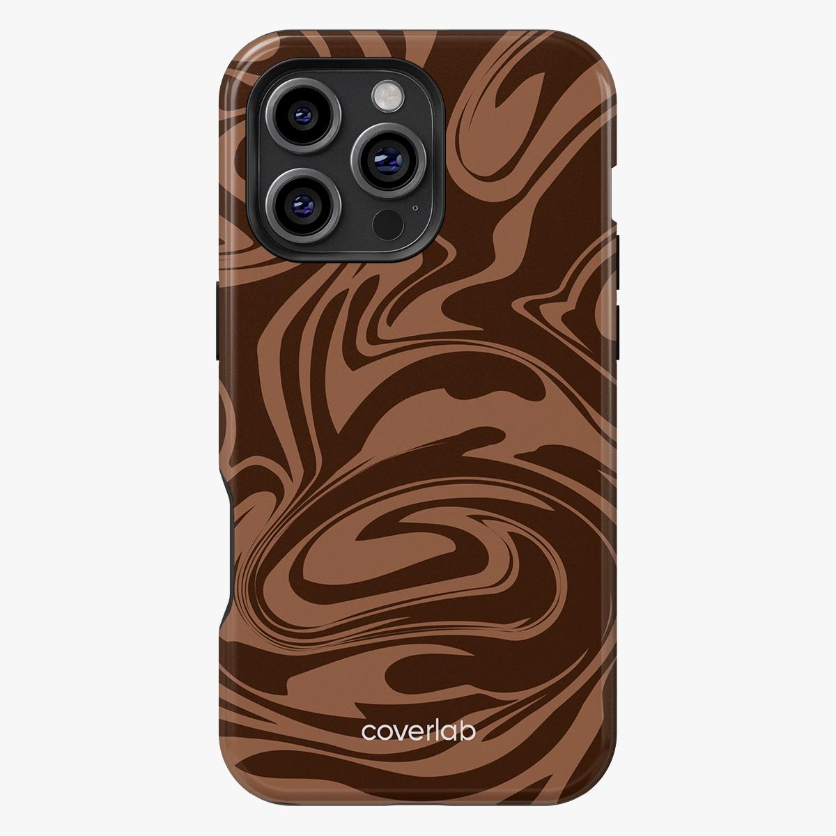 Mocha Swirl Tough iPhone Case