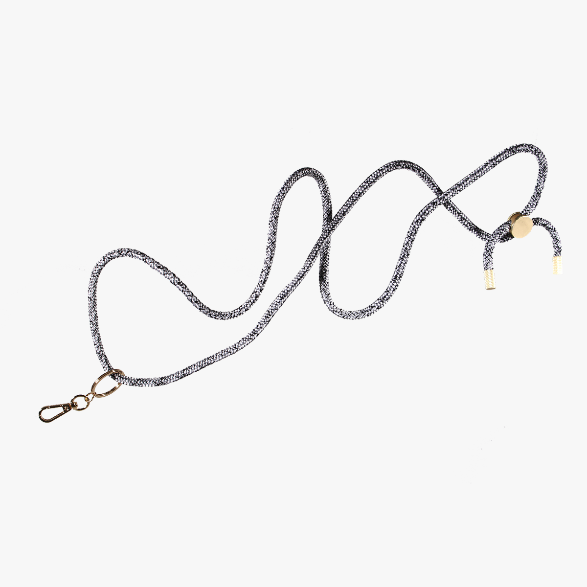 Black & White Cross-Body Lanyard