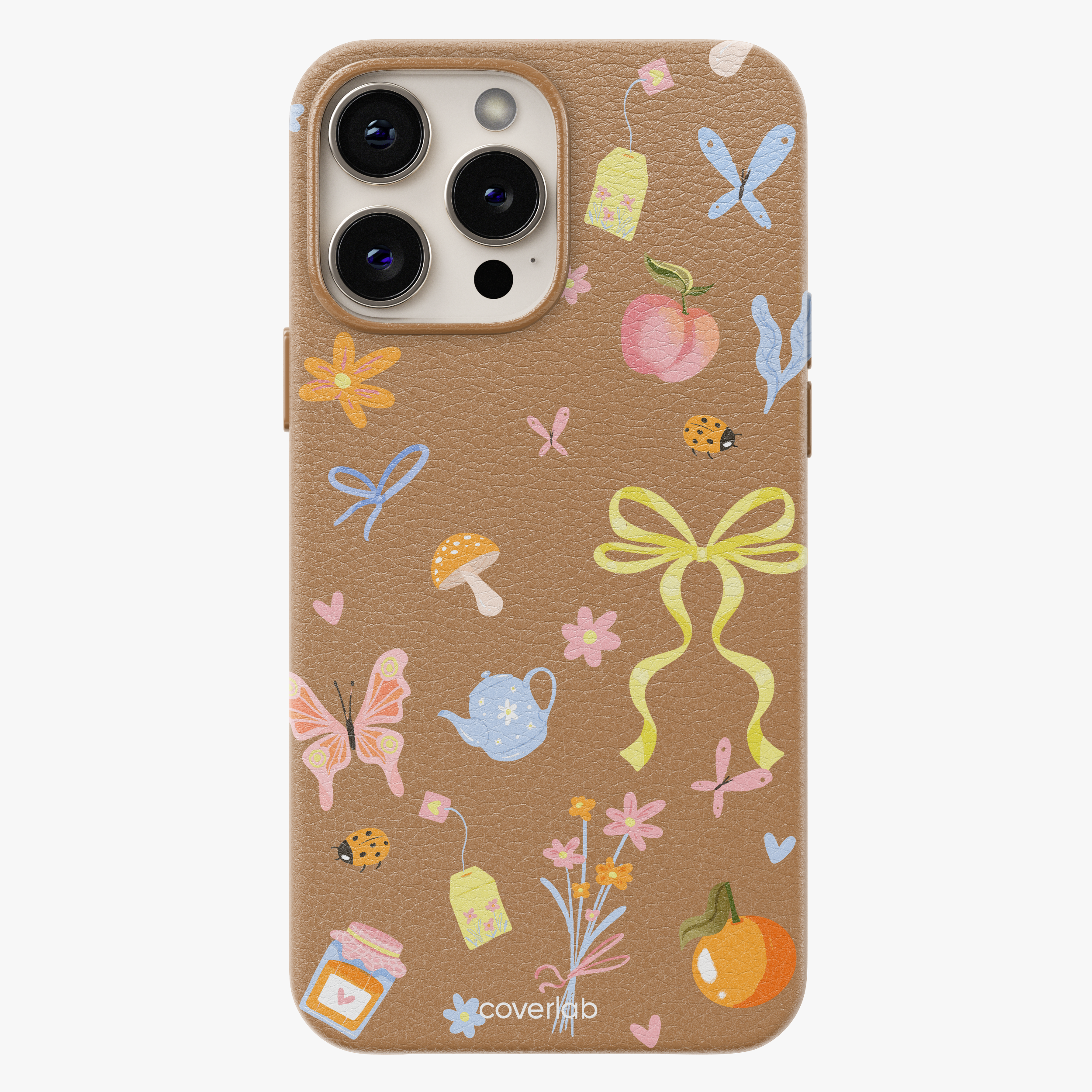 Cottagecore Aesthetic Girl Personalised Leather iPhone Case – Coverlab Cottagecore Aesthetic Girl Personalised Leather iPhone Case – Coverlab