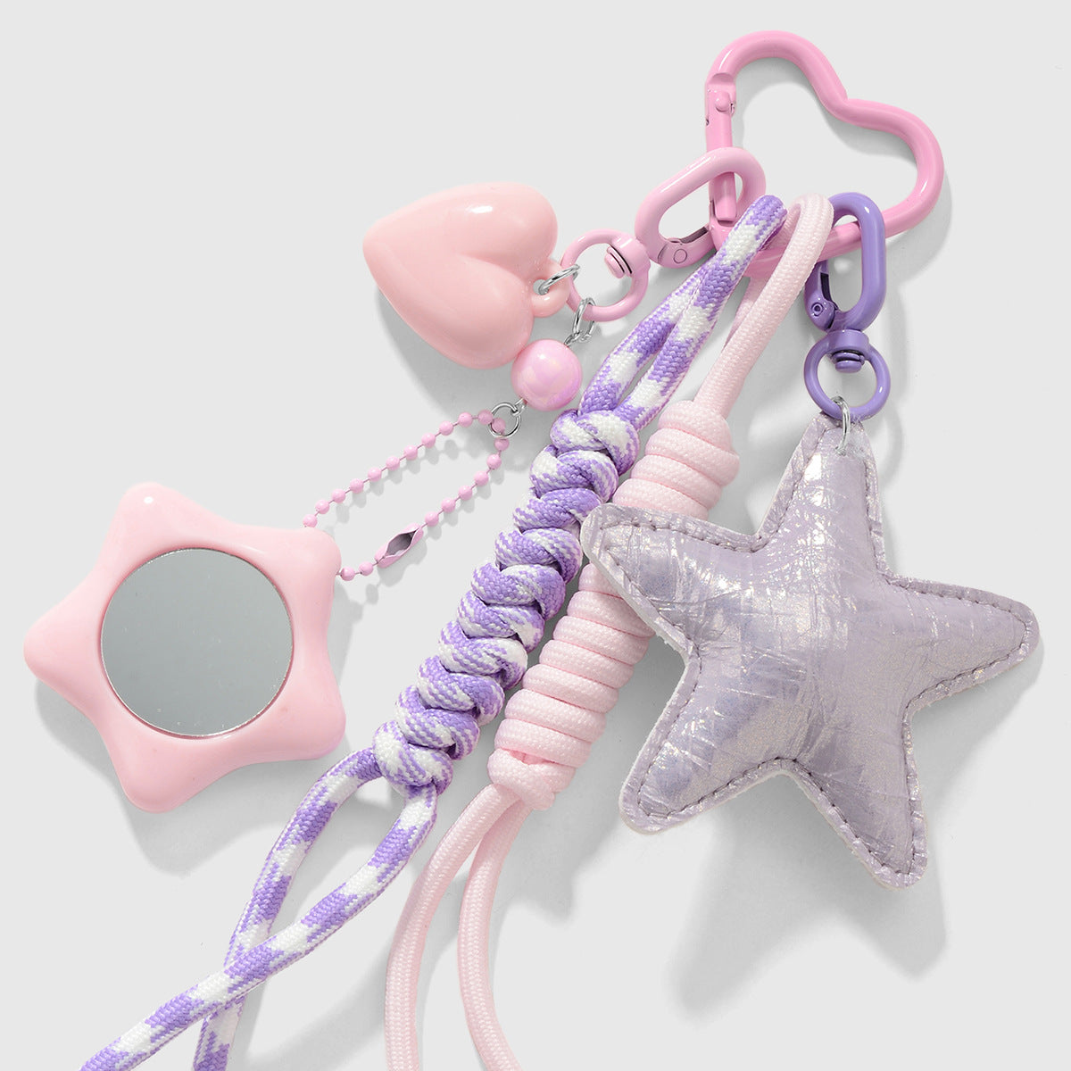 Lilac Star Bag Charm