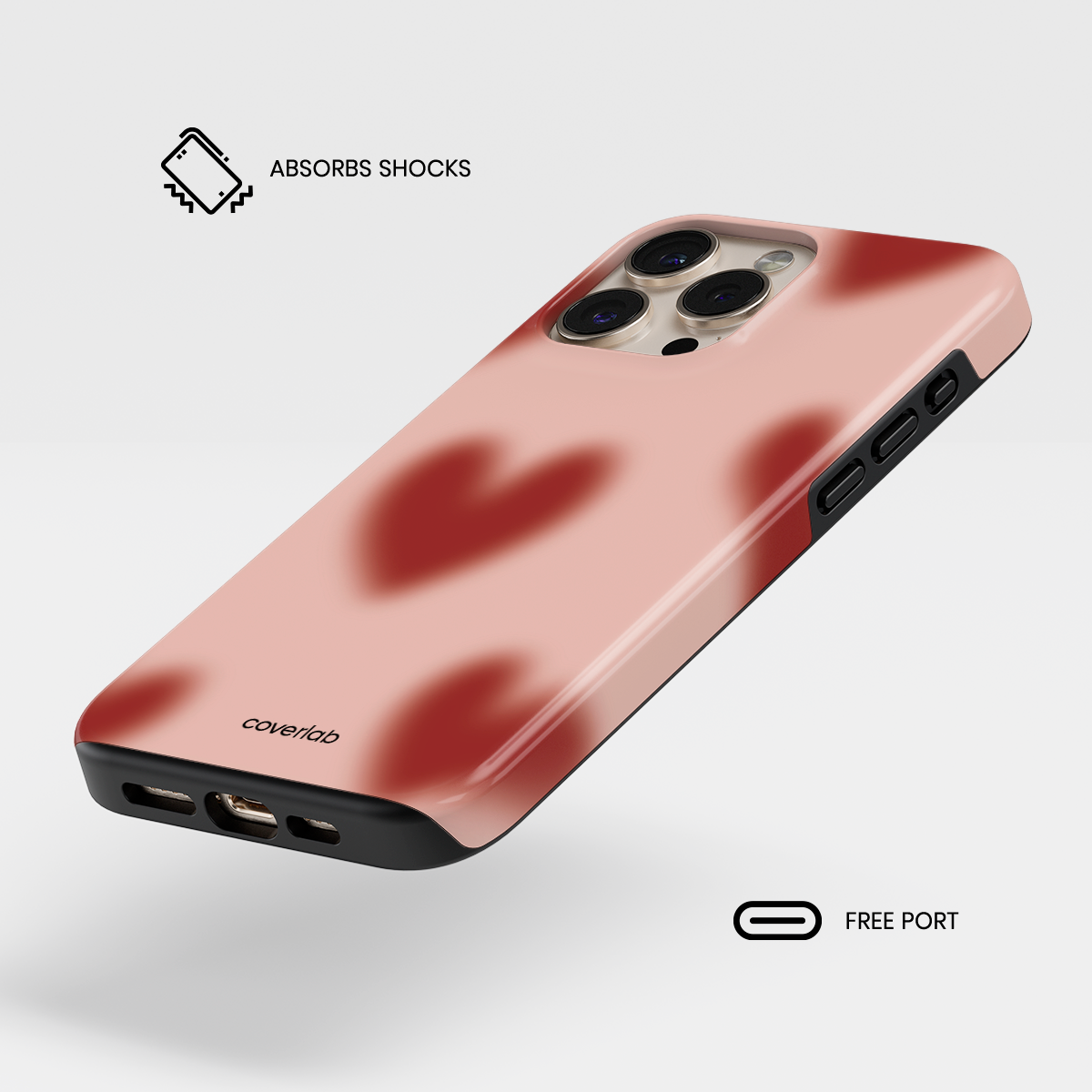 Blurry Love Tough iPhone Case