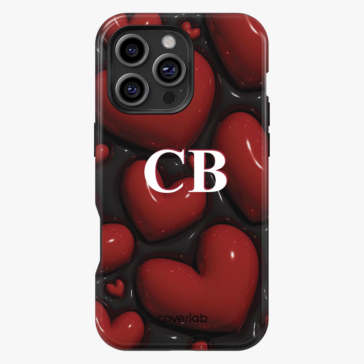 Puffy Heart Obsession Tough iPhone Case