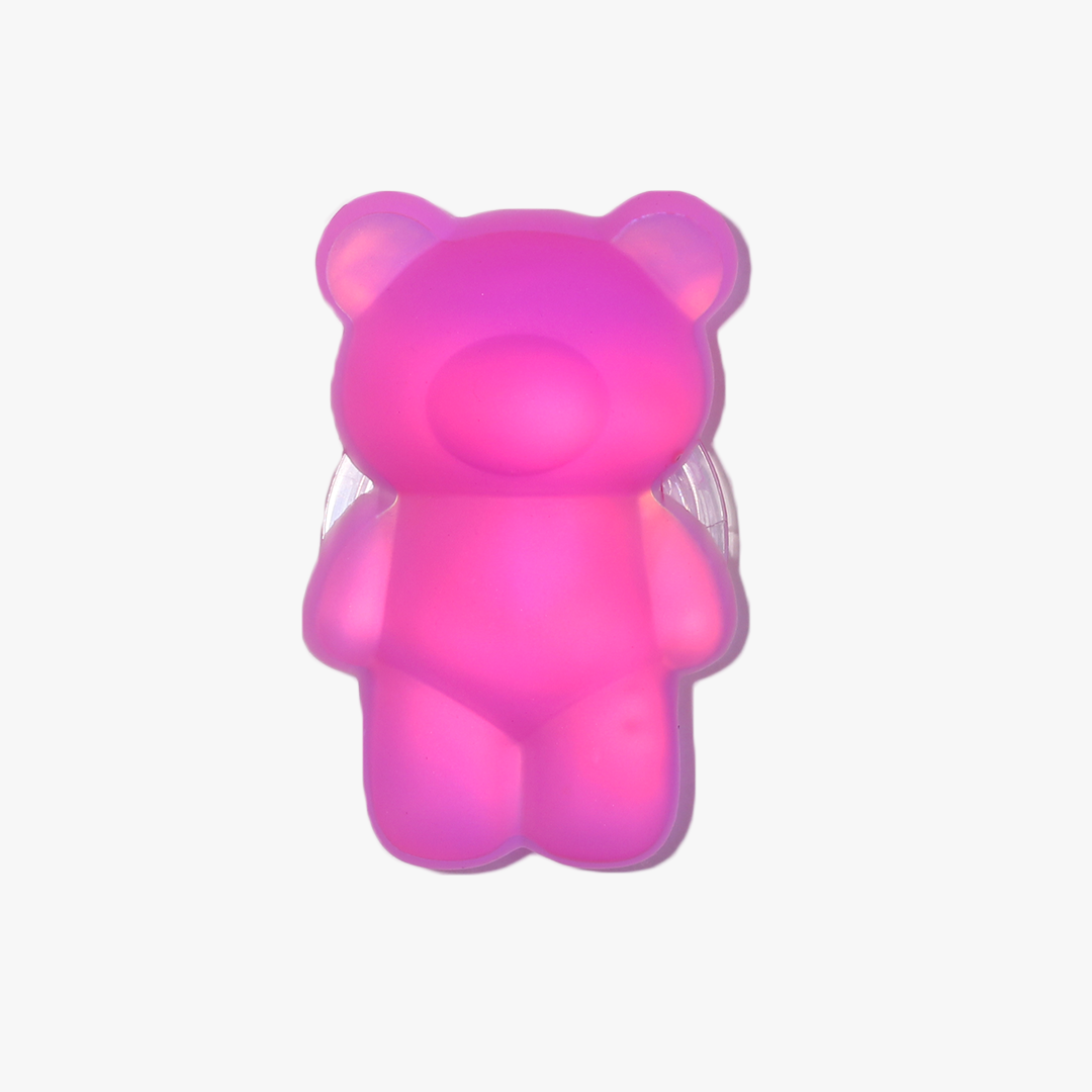 Teddy Bear Fuchsia Phone Grip