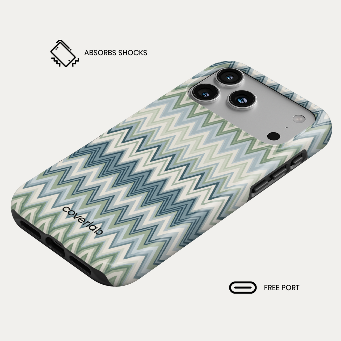 Ocean Breeze Tough iPhone Case