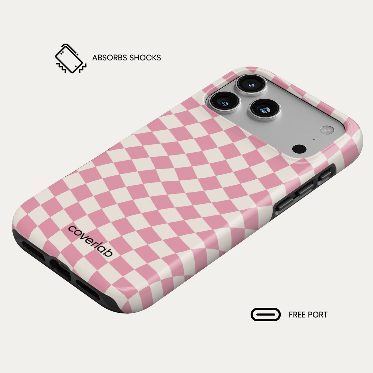 Think Baby Tough iPhone Case