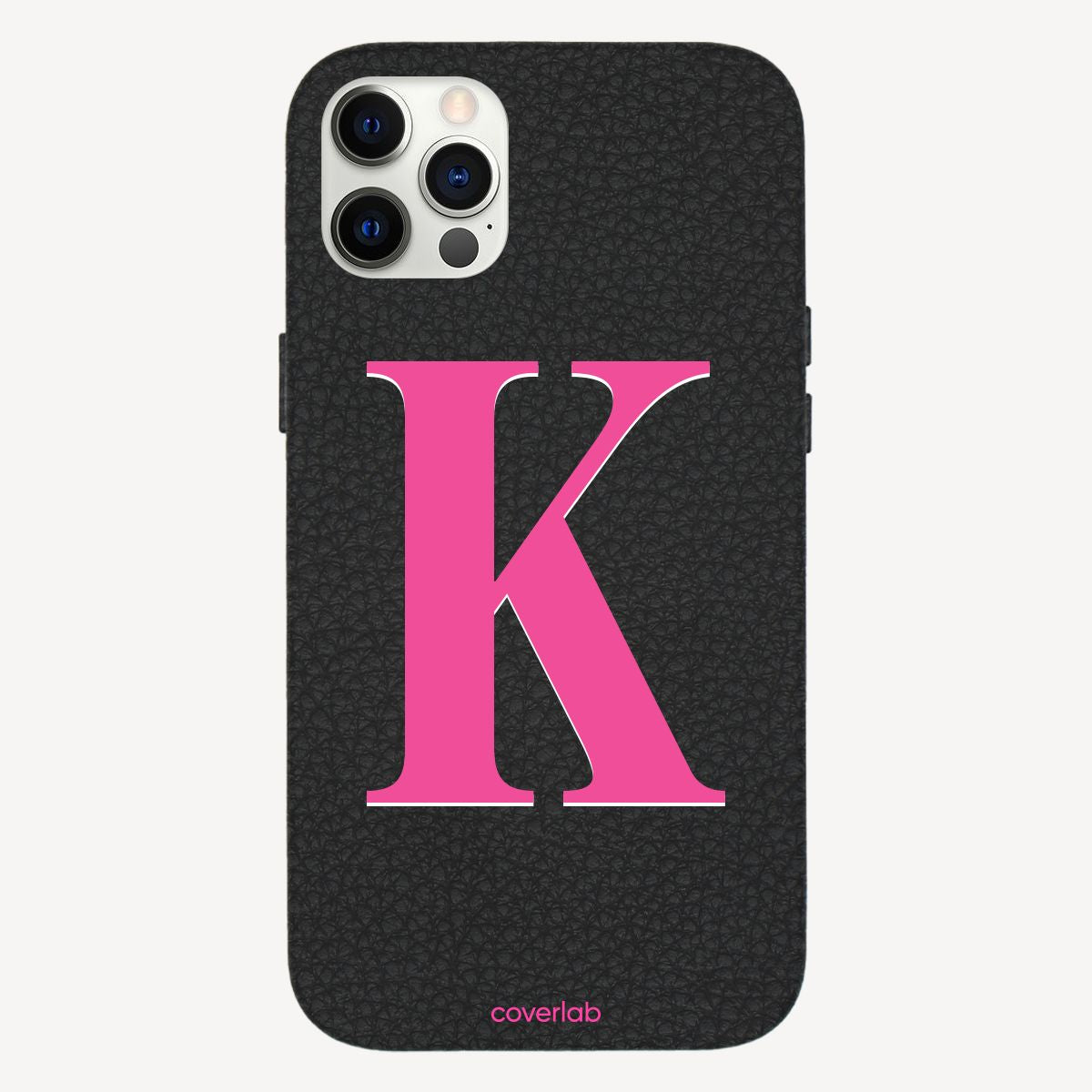 Single Initial Personalised Leather iPhone Case Coverlab Single Initial Personalised Leather iPhone Case Coverlab