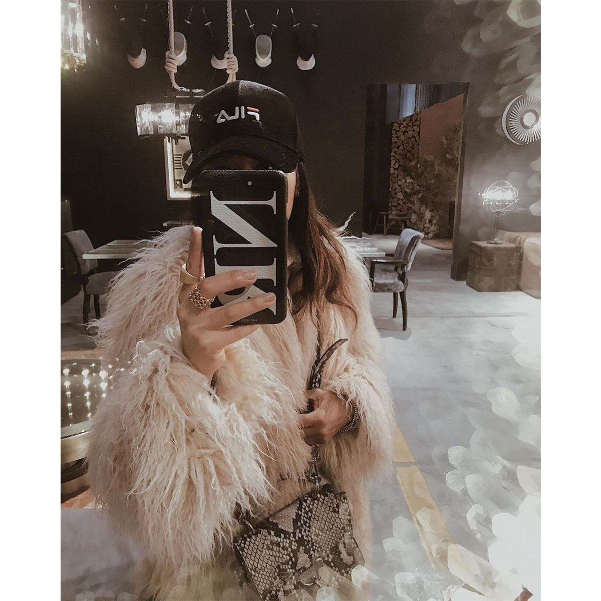 Bloom Personalised Leather iPhone Case