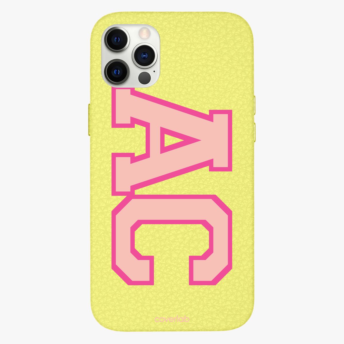 Varsity Initials Personalised Leather iPhone Case Varsity Initials Personalised Leather iPhone Case