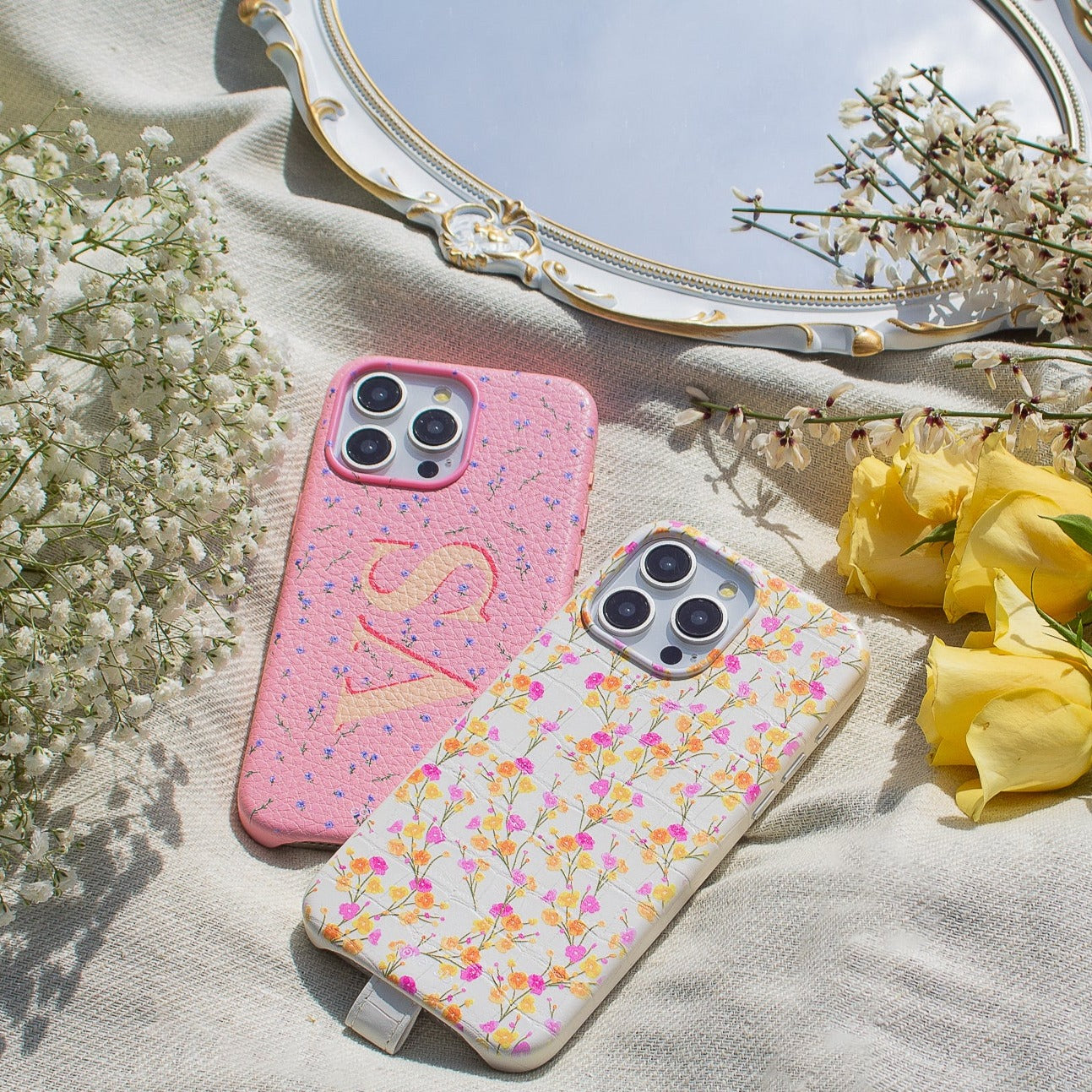 Blue Garden Personalised MagSafe iPhone Case