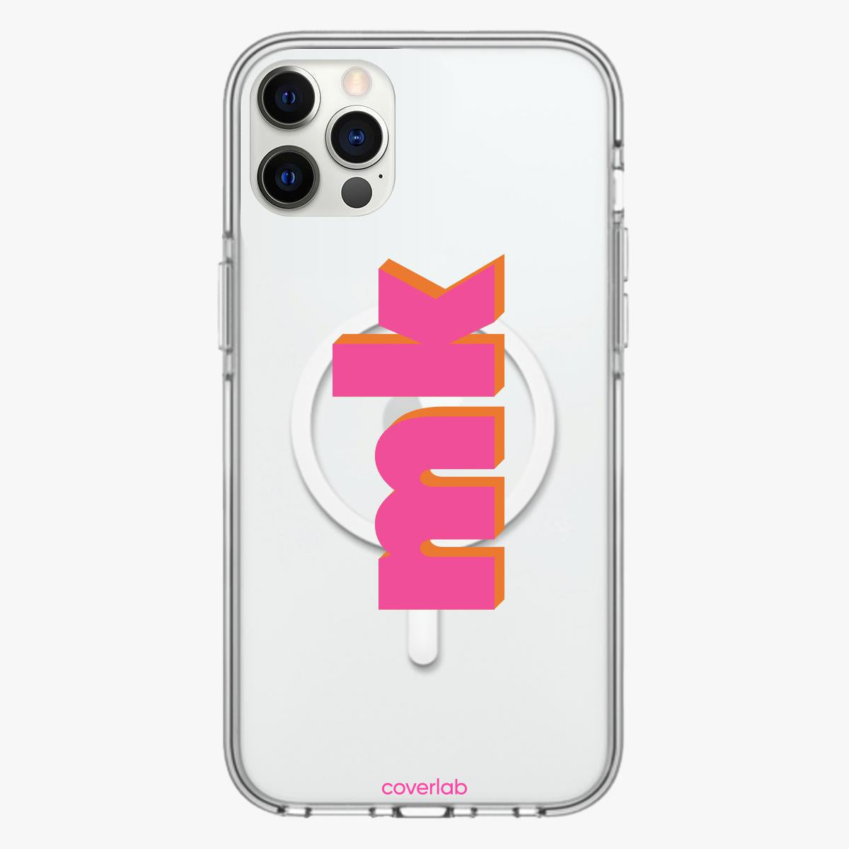 Bold Initials Personalised MagSafe iPhone Case