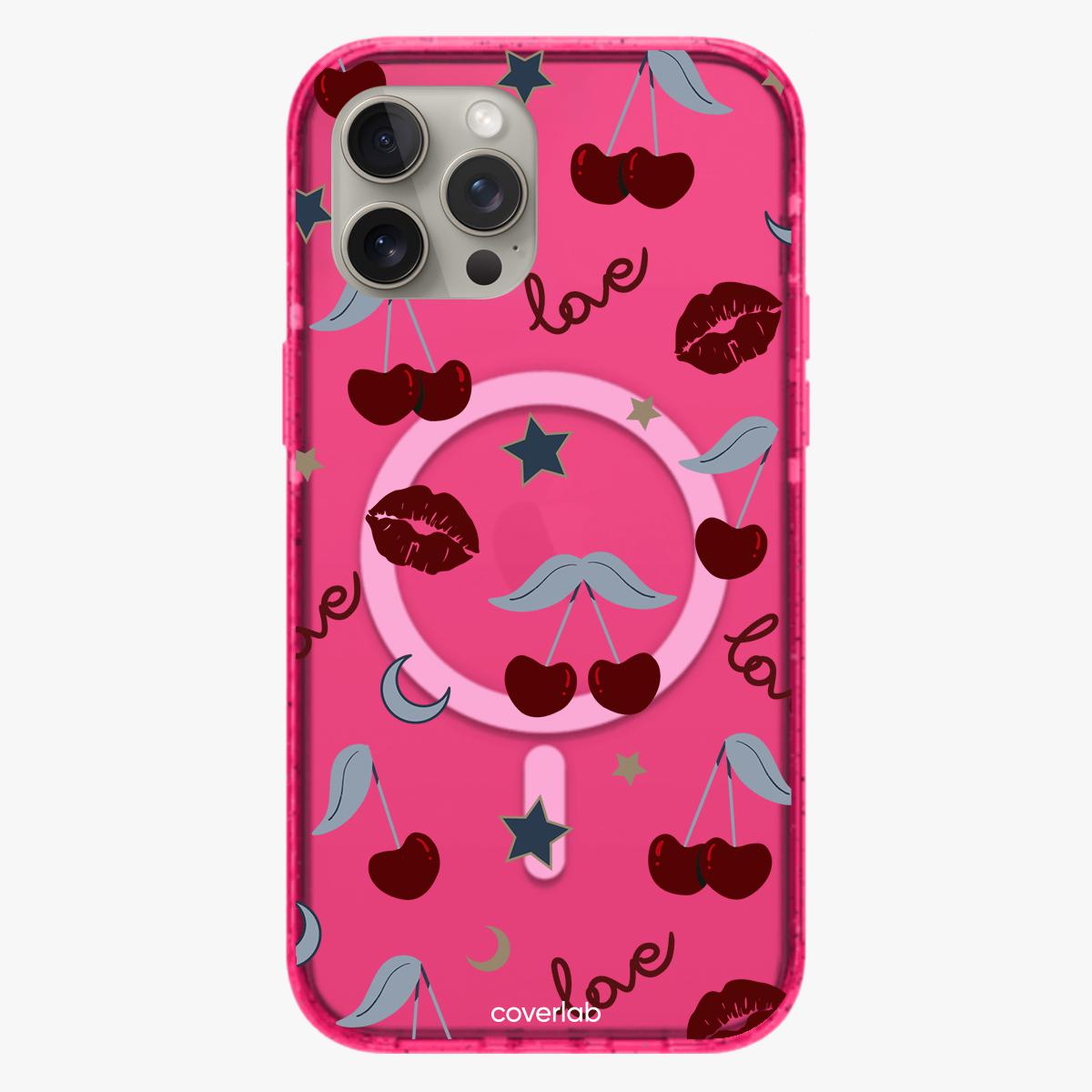 Cherry Girl Personalised MagSafe iPhone Case
