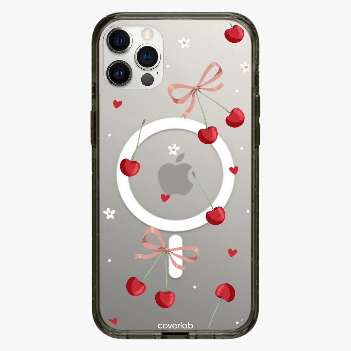 Kokette Kirsche Personalisierte MagSafe iPhone Hülle