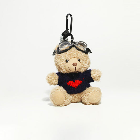 Teddy Aviator Bag Charm