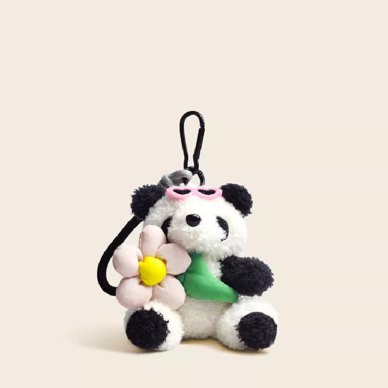 Flower Panda Bag Charm