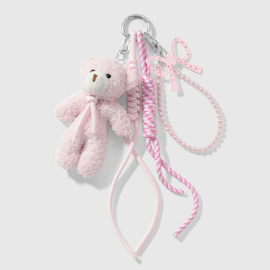Pink Teddy Bag Charm