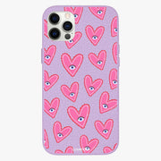 Eye Personalised Leather iPhone Case