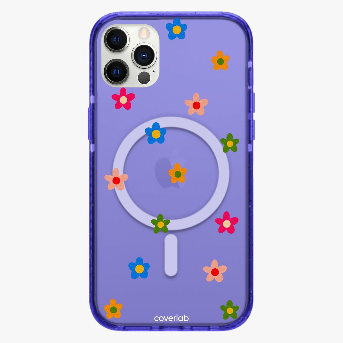 غطاء MagSafe iPhone بتصميم زهور مخصص