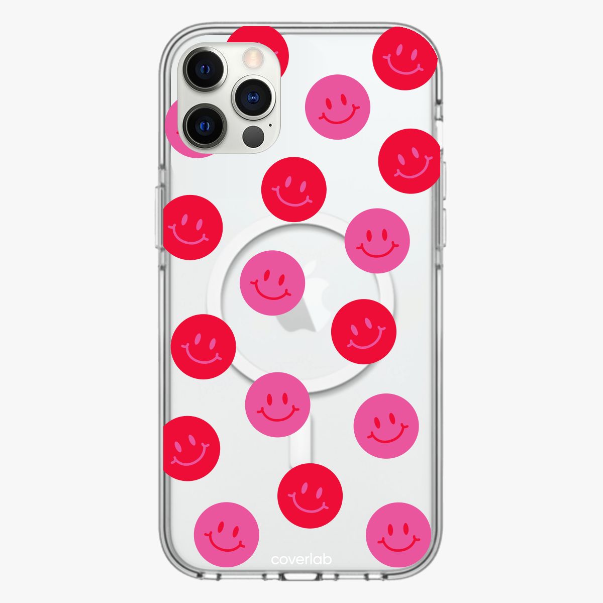 Fuchsia Smiley Personalised MagSafe iPhone Case