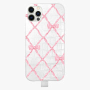 Infinite Ribbon Personalised Leather iPhone Case