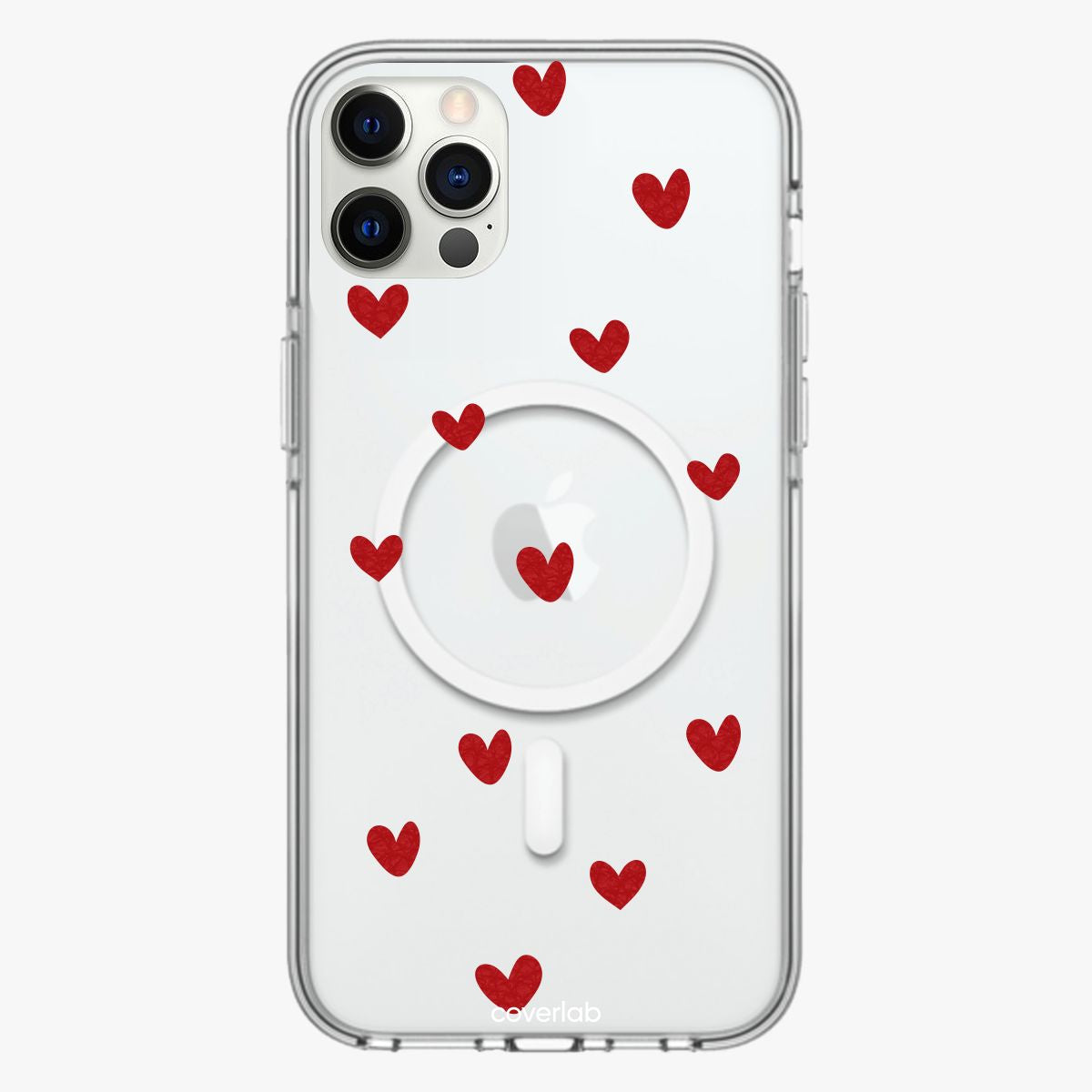 Étui d'iPhone MagSafe personnalisé avec Amour