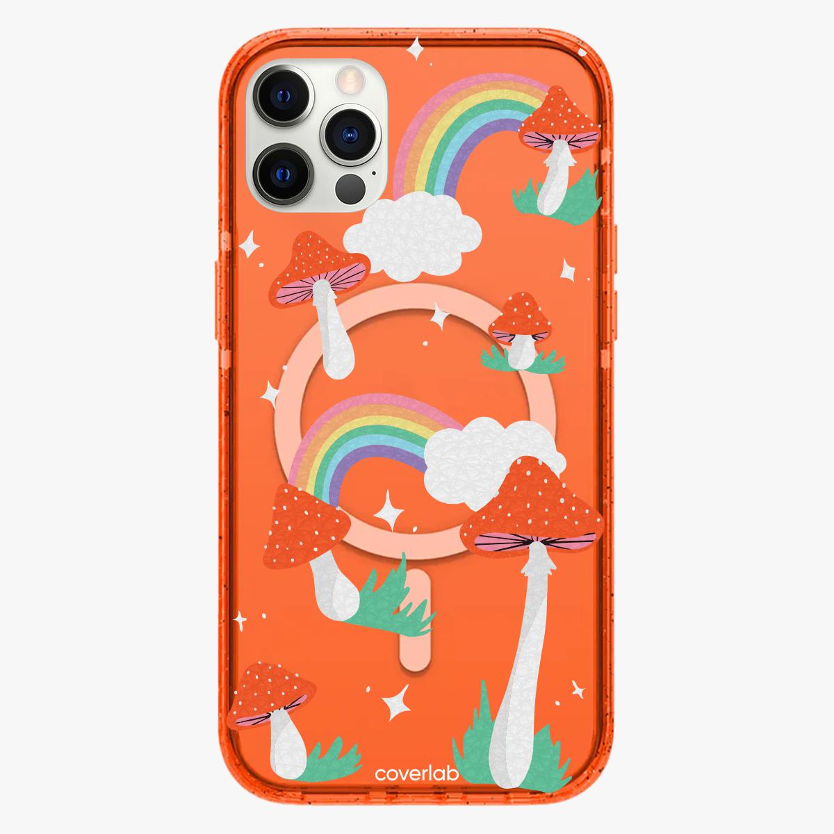Mushrooms Personalised MagSafe iPhone Case