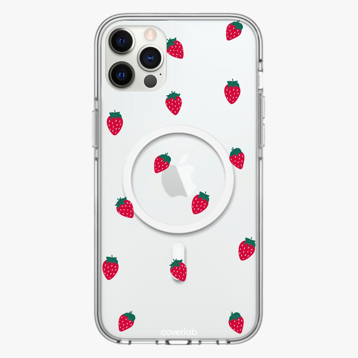 Strawberries Personalised MagSafe iPhone Case