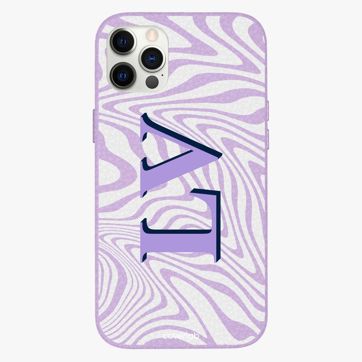 Waves Personalised Leather iPhone Case