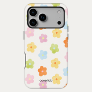 Cover rigida per iPhone Fantasia Floreale Tonalità Pastello