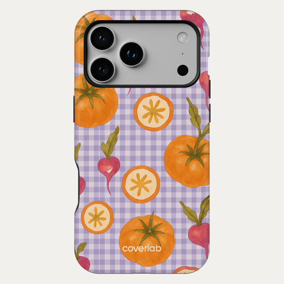 Garden Plaid Tough iPhone Case