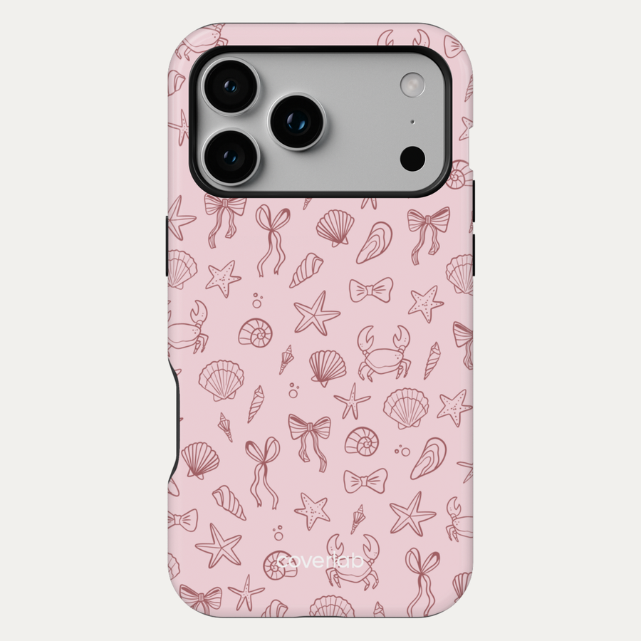 Secret Beach Pink Tough iPhone Case