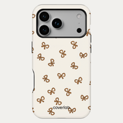 Leopard Bow Tough iPhone Case