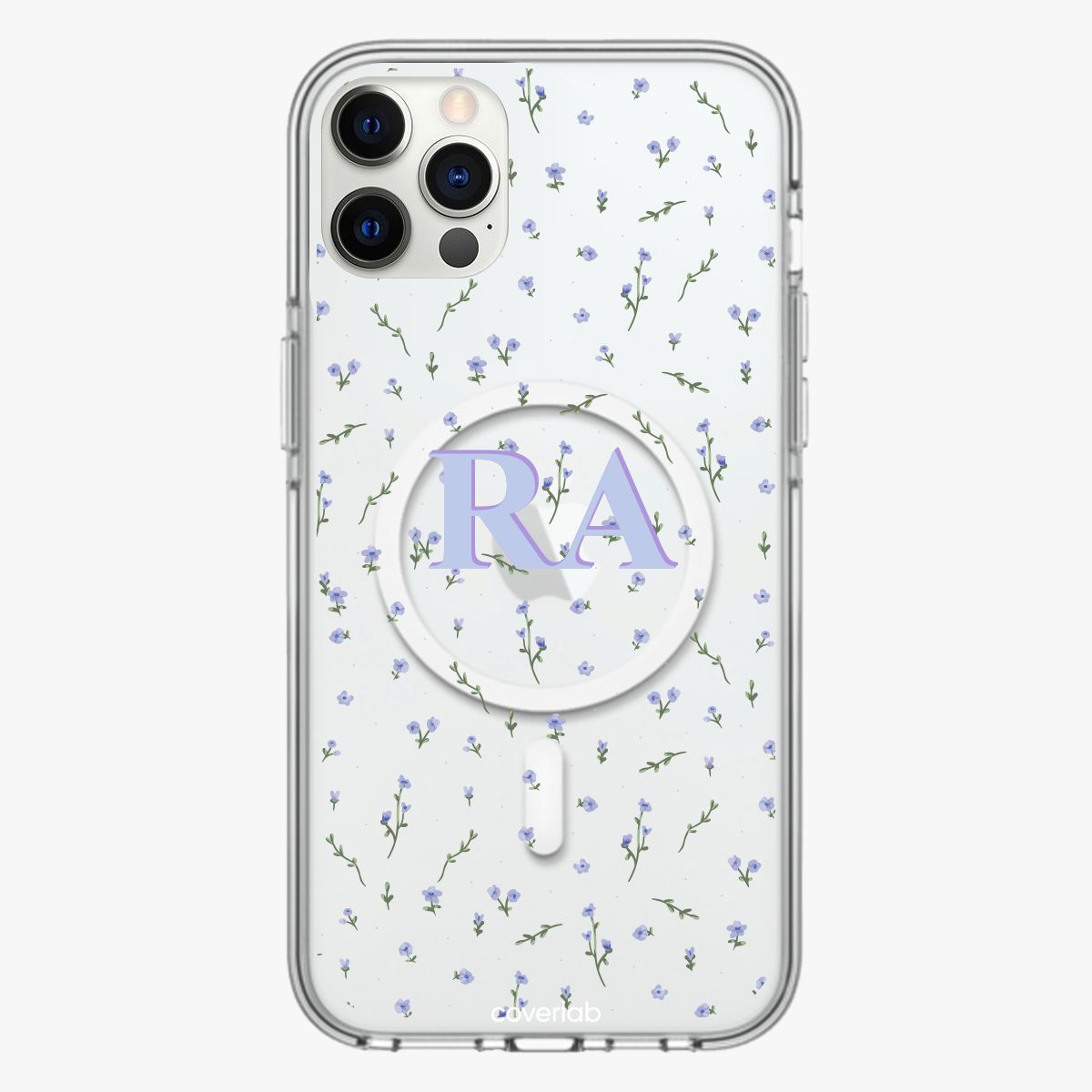 Blue Garden Personalised MagSafe iPhone Case