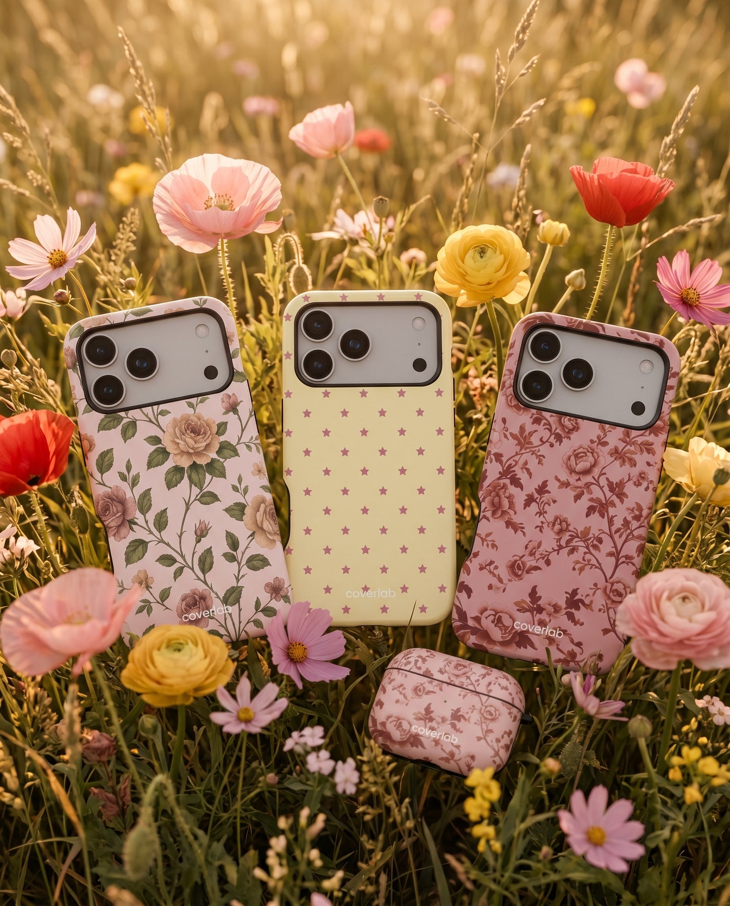 Vintage Roses Tough iPhone Case + Tiny Stars Tough iPhone Case + Vintage Floral Tough iPhone Case
