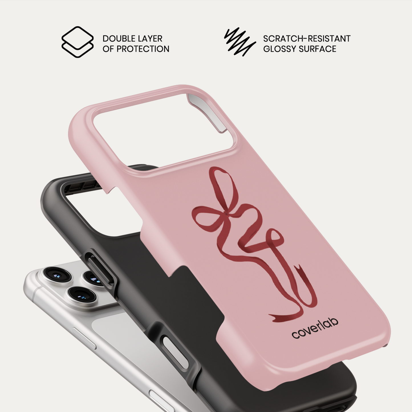 Big Red Bow Tough iPhone Case