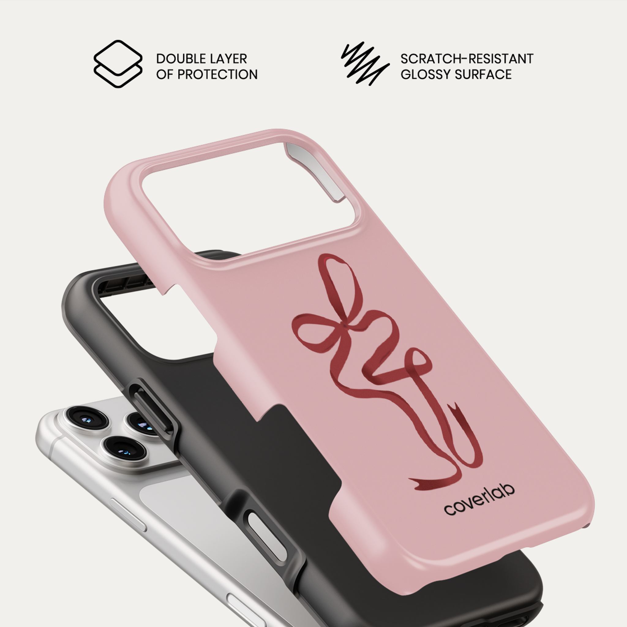 Big Red Bow Tough iPhone Case