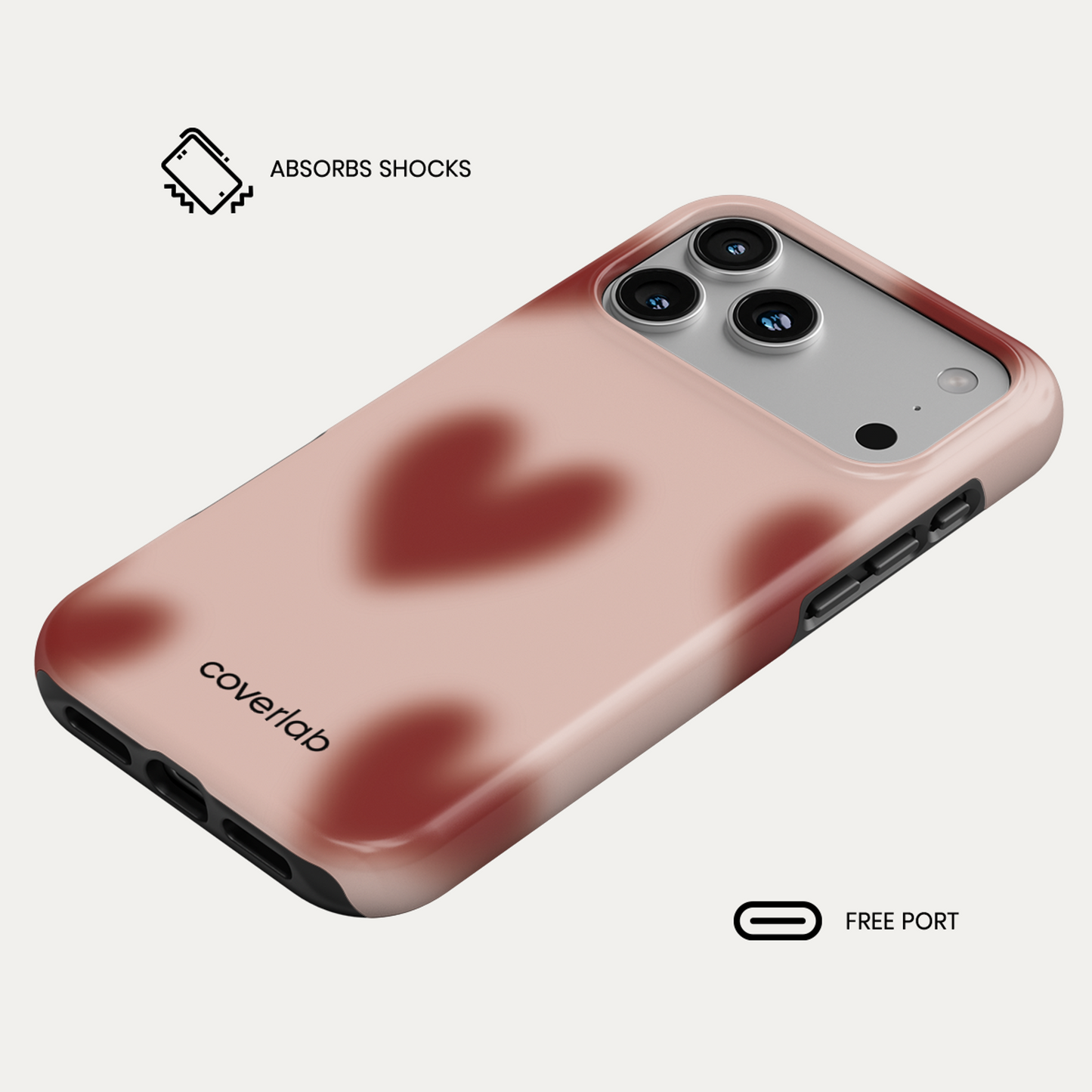 Blurry Love Tough iPhone Case