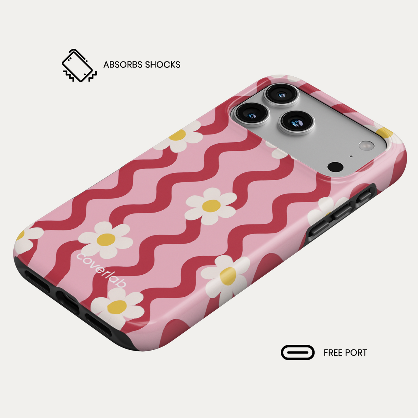 Candy Waves Tough iPhone Case
