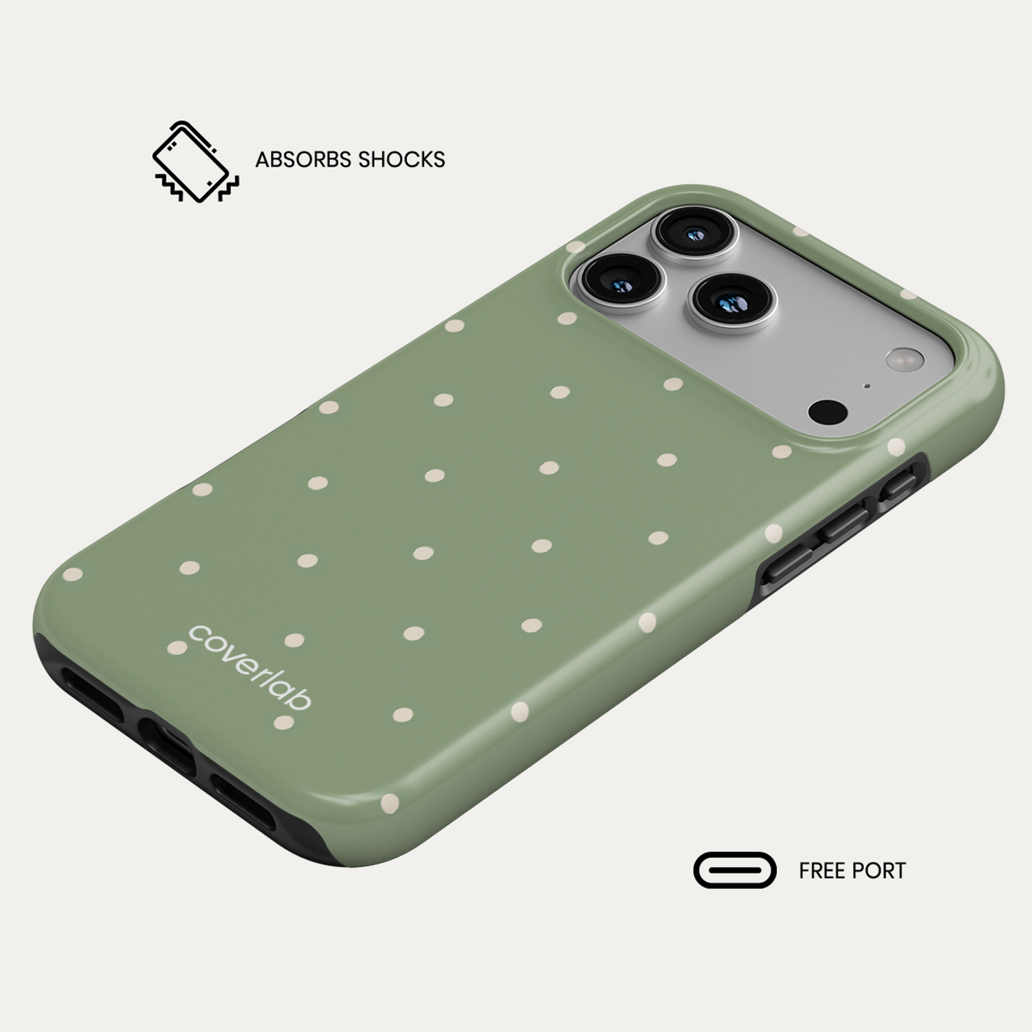 Dotty Tough iPhone Case