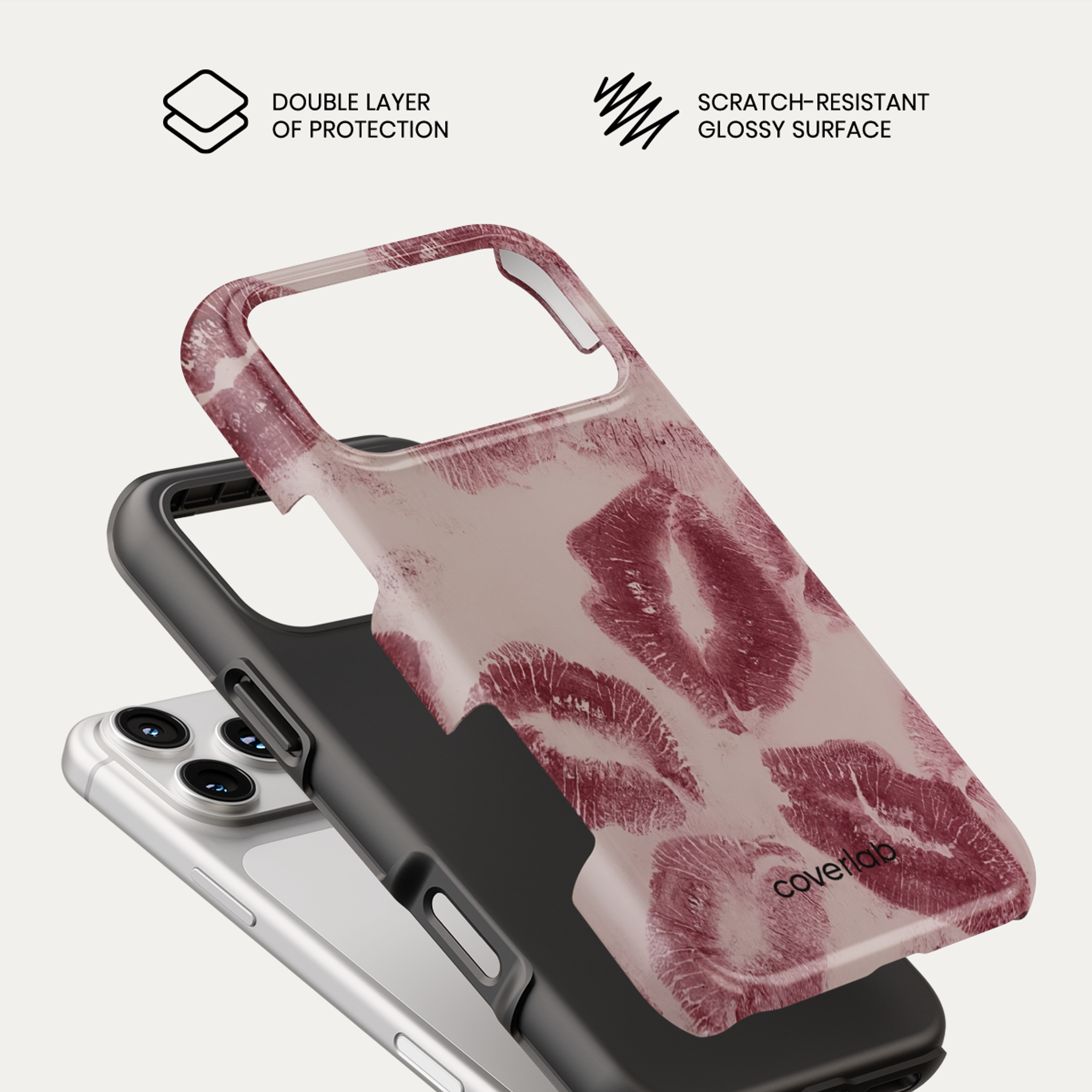 Kiss Me Tough iPhone Case