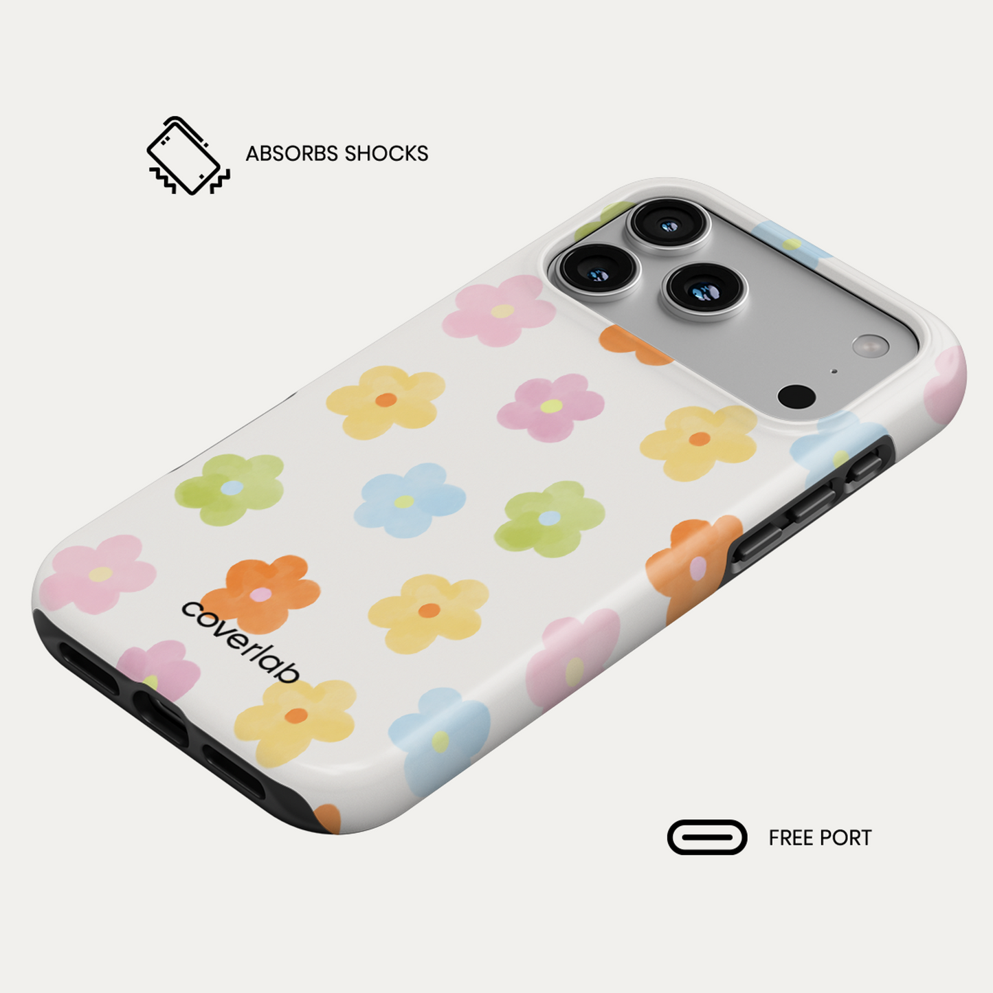 Pastel Bloom Tough iPhone Case