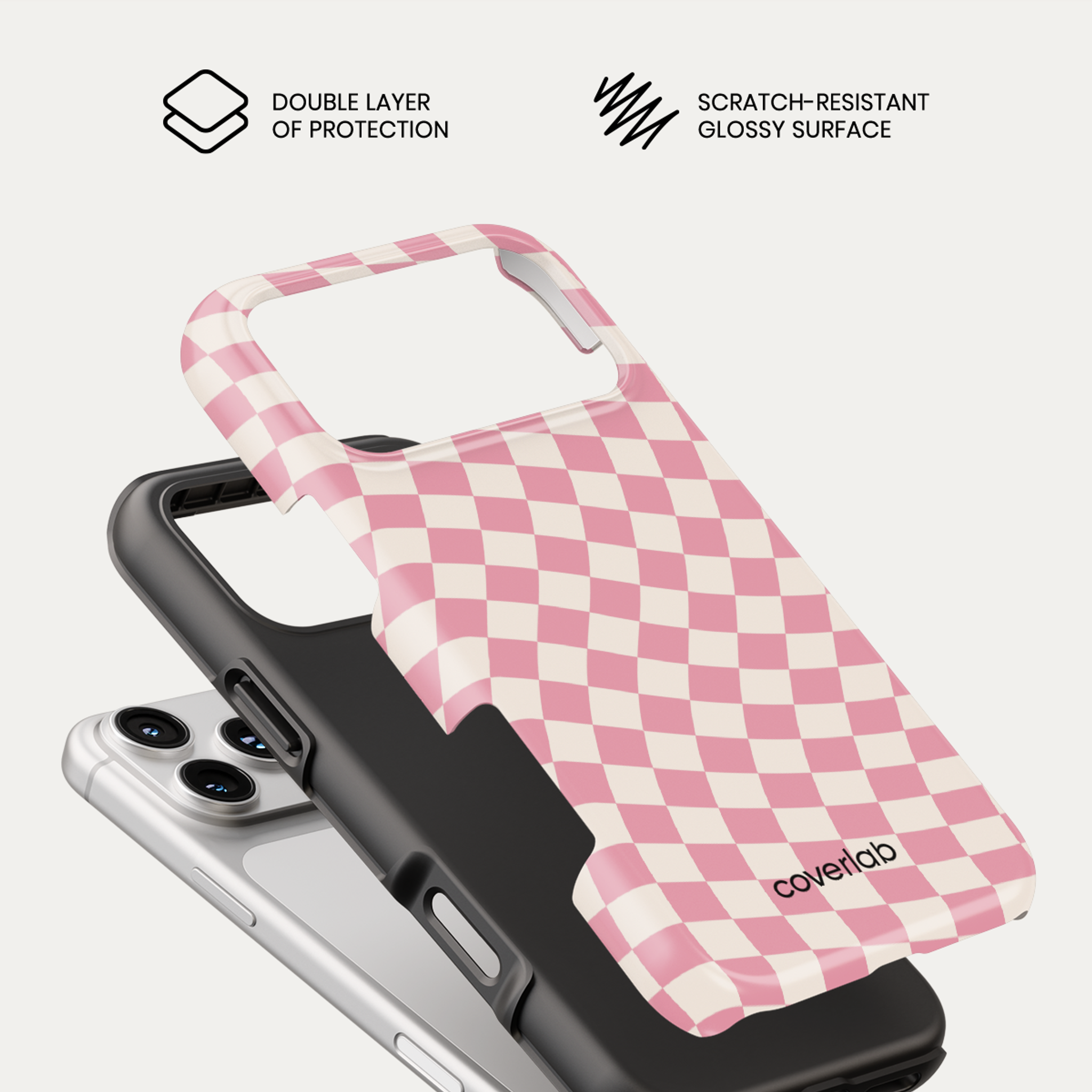 Think Baby Tough iPhone Case