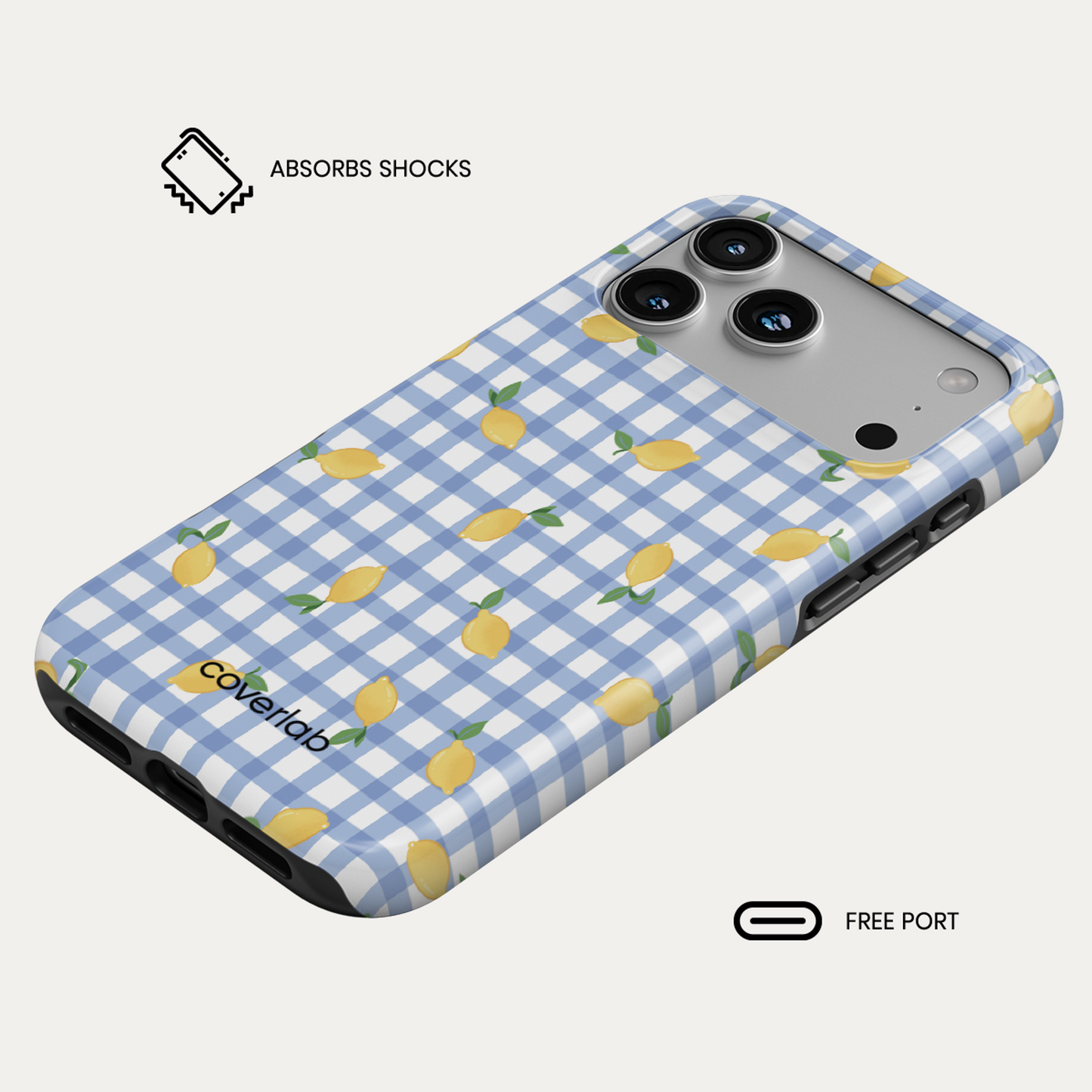 Vichy Lemons Tough iPhone Case