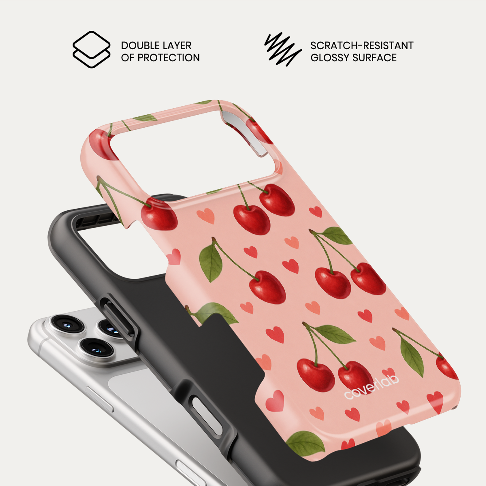 Cherry Love Tough iPhone Case