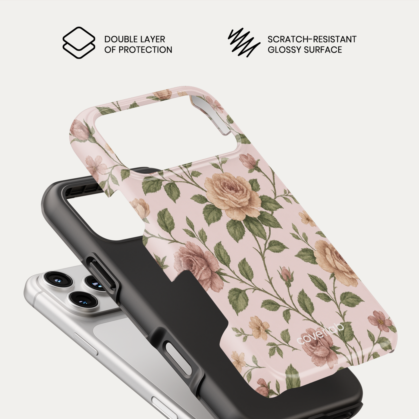 Vintage Roses Tough iPhone Case