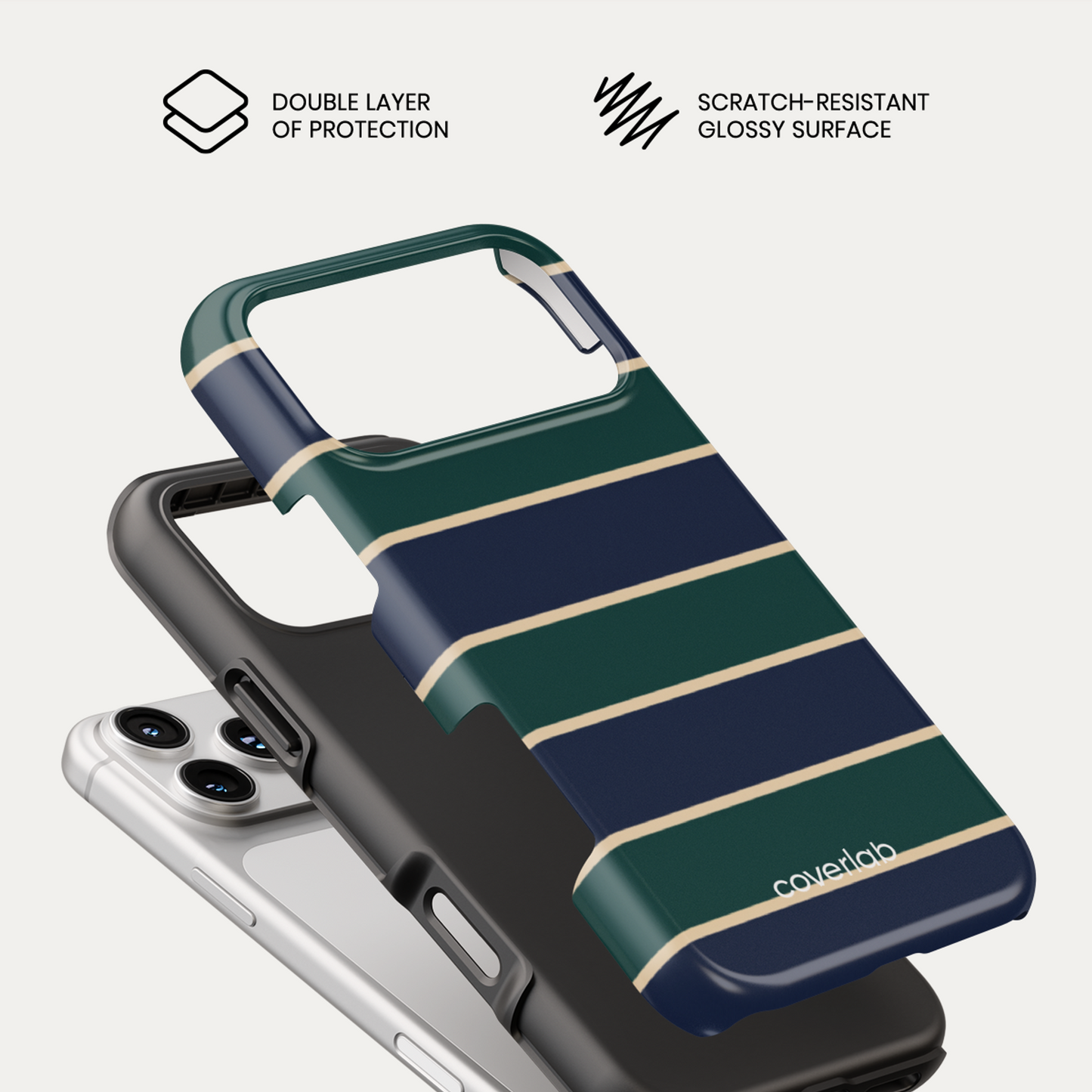Classic Stripes Tough iPhone Case