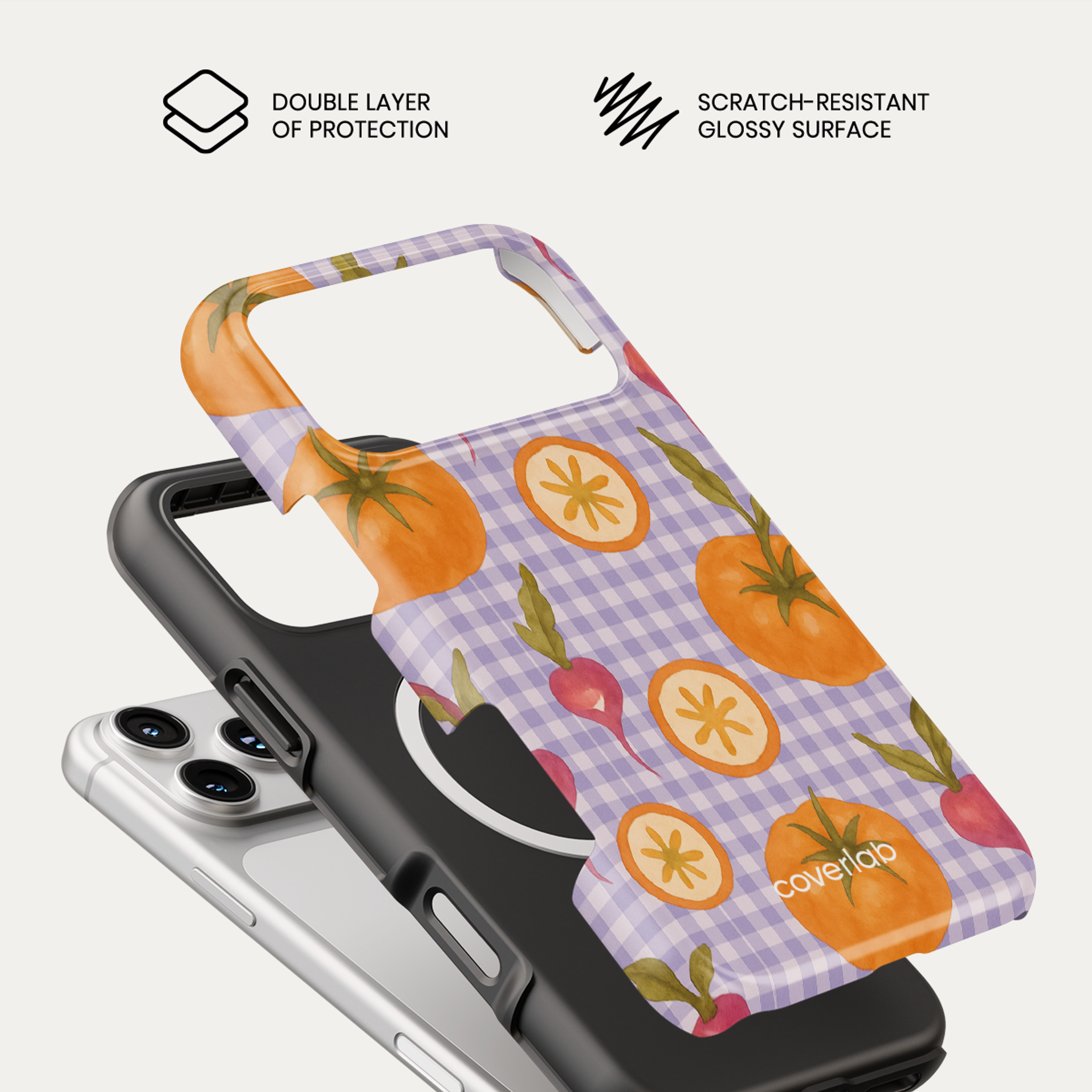 Garden Plaid Tough iPhone Case