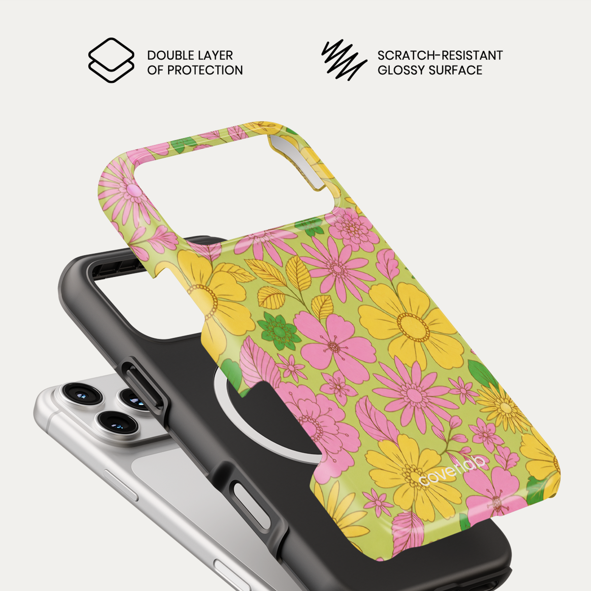 Groovy Floral Tough iPhone Case
