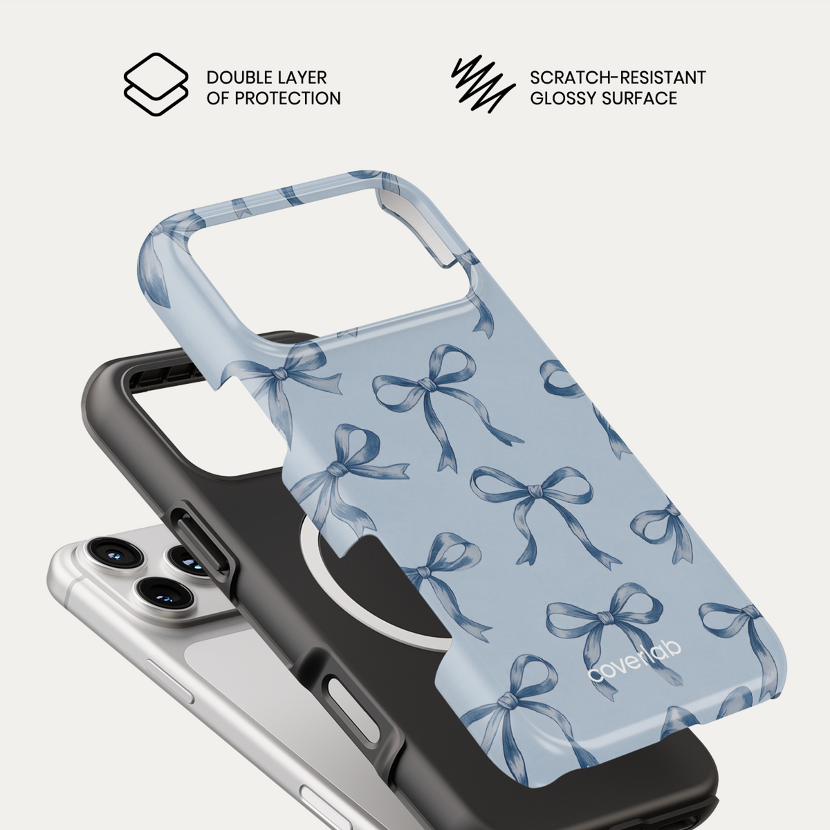 Fiocchi Blu Tough iPhone Case